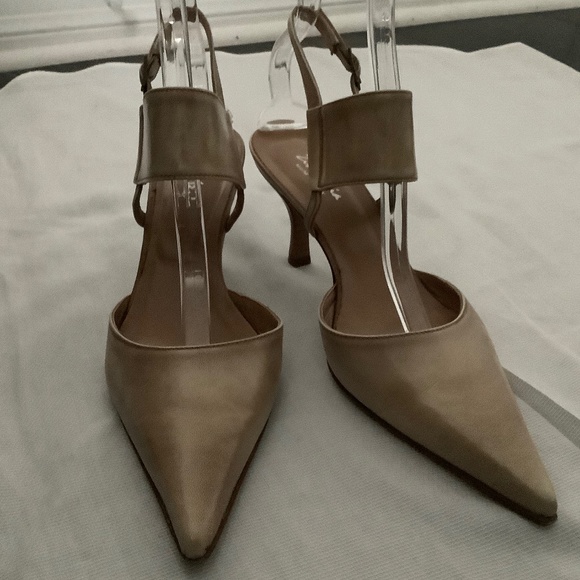 Woman Shoes by ZITA MARIA Made in ITALY Size 7.5 Color Beige - Picture 5 of 12